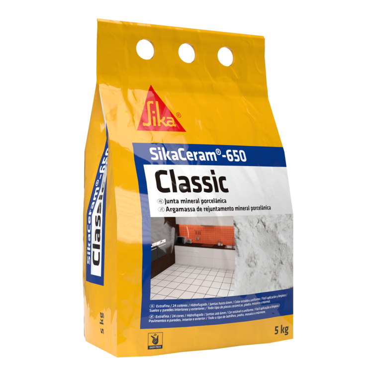 SikaCeram®-650 Classic | Betume Colorido | Rejunte azulejo e ladrilho