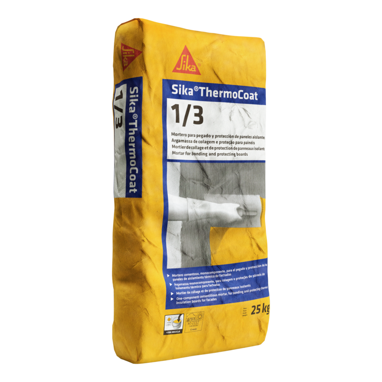 Sika® ThermoCoat-1/3 ES | Argamassa Cimentícia para isolamento térmico exterior