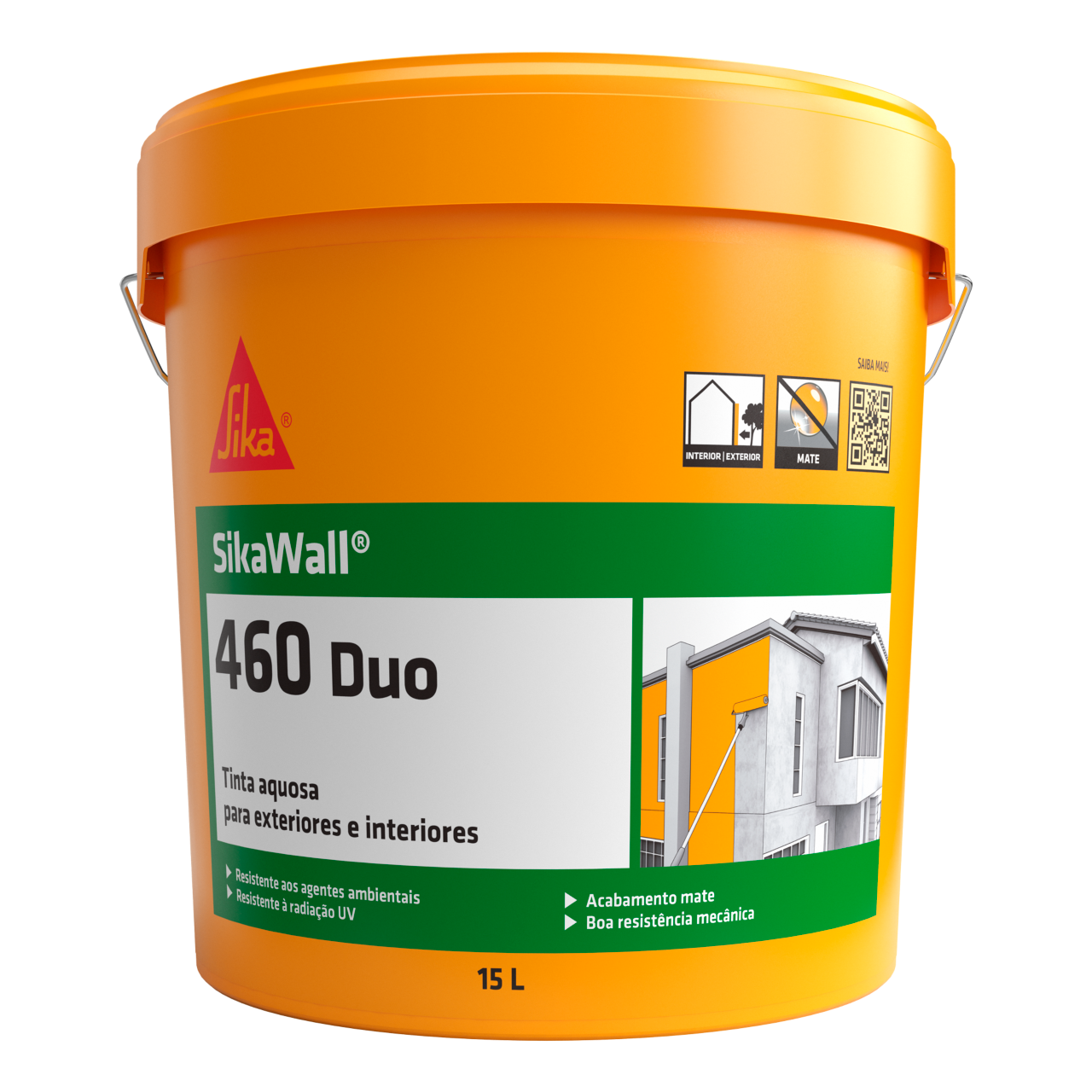 SikaWall®-460 Duo | Tinta para interior e exterior | Mate