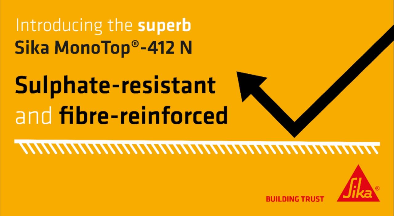 Sika Monotop 412N Infographic