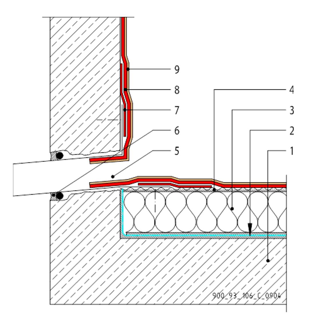 CAD Detalji  -  MTC膜 -  Zidni Slivnik