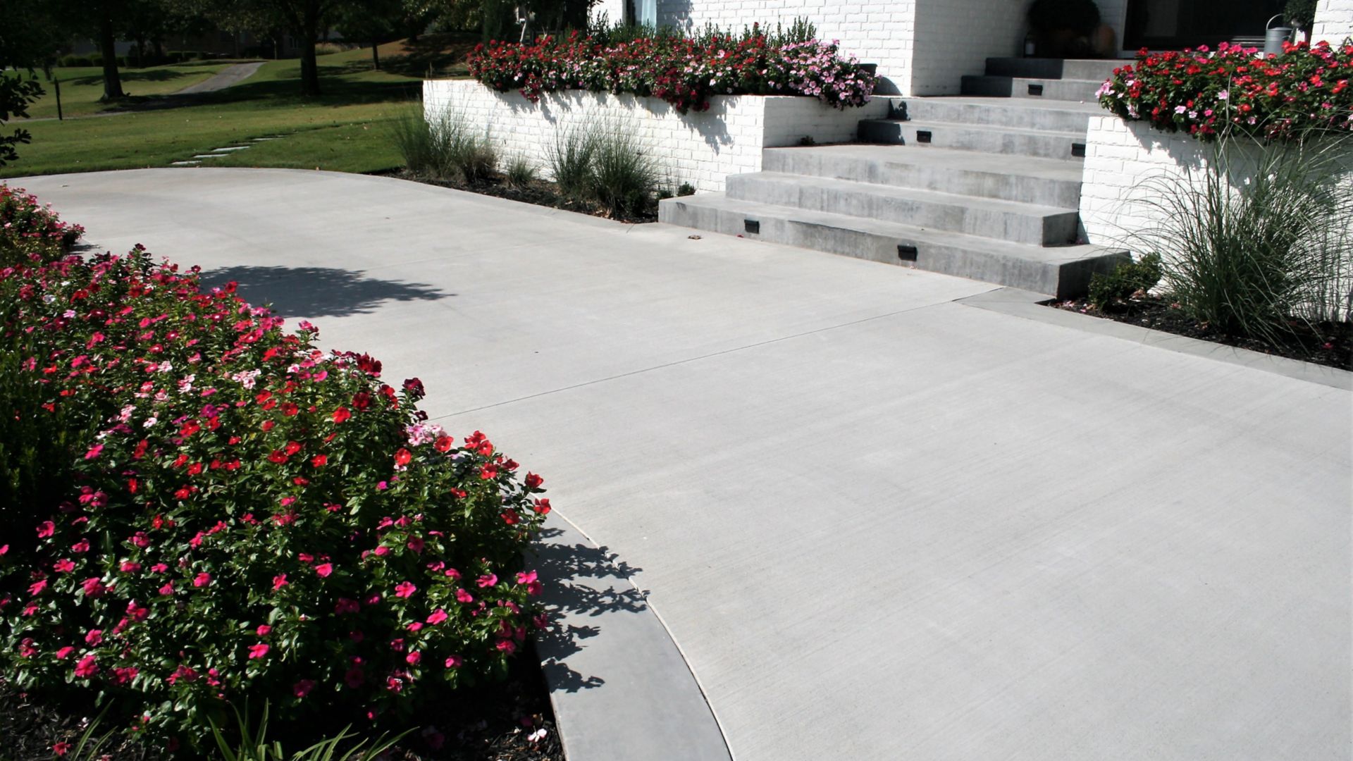 Integral Color driveway