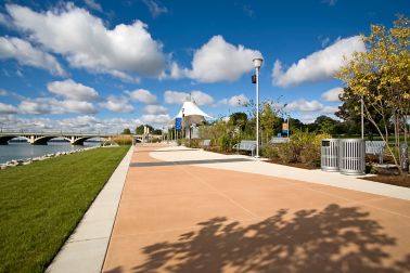 底特律河道 - 带有Chromix®混合物的积分混凝土颜色