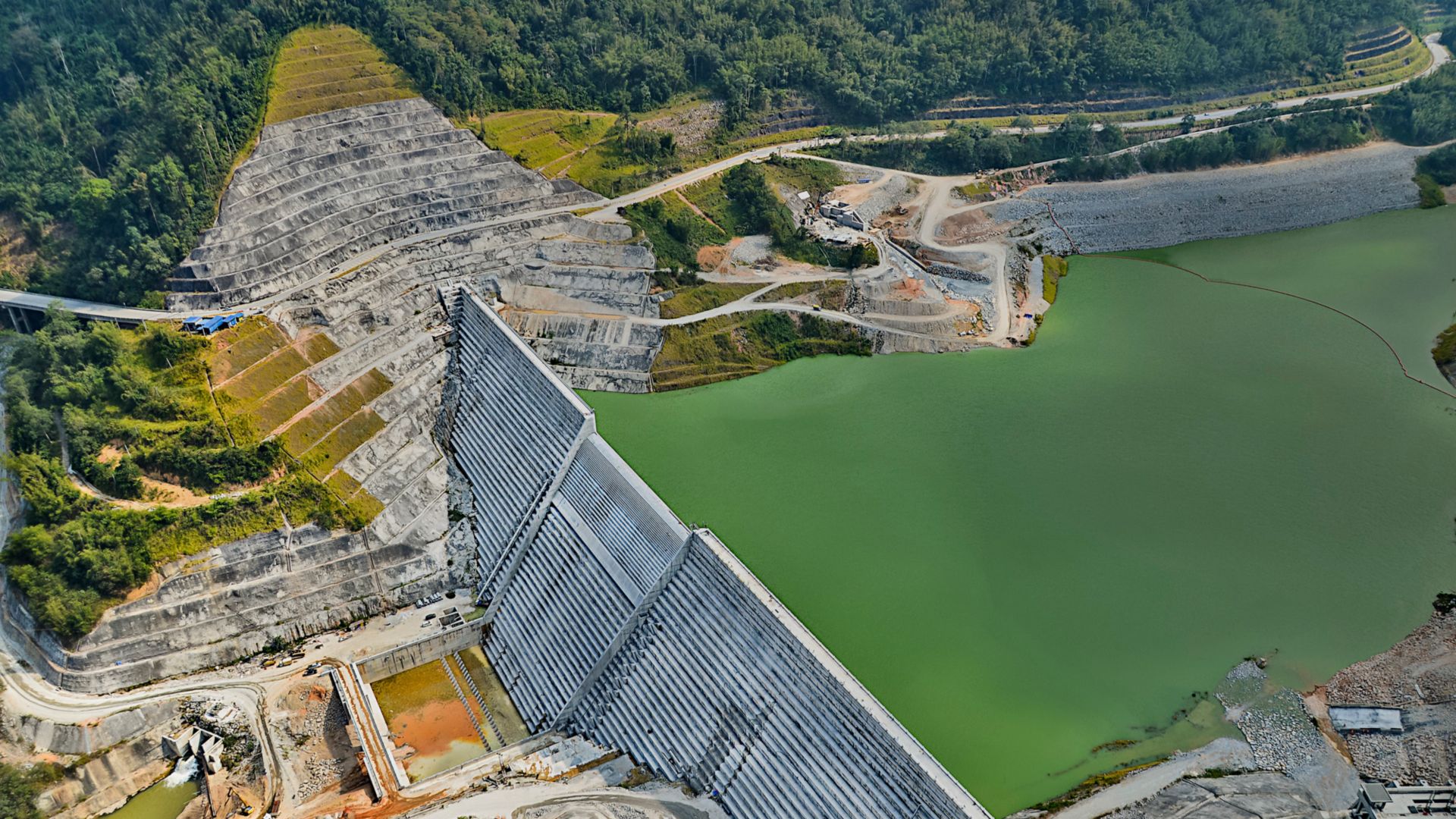 Top View of Ulu Jelai Hydropower Plant