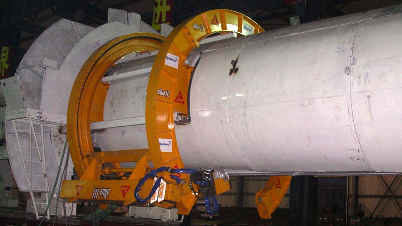 Beton-Spritzsystem für Tunnelbohrmaschinen TBM