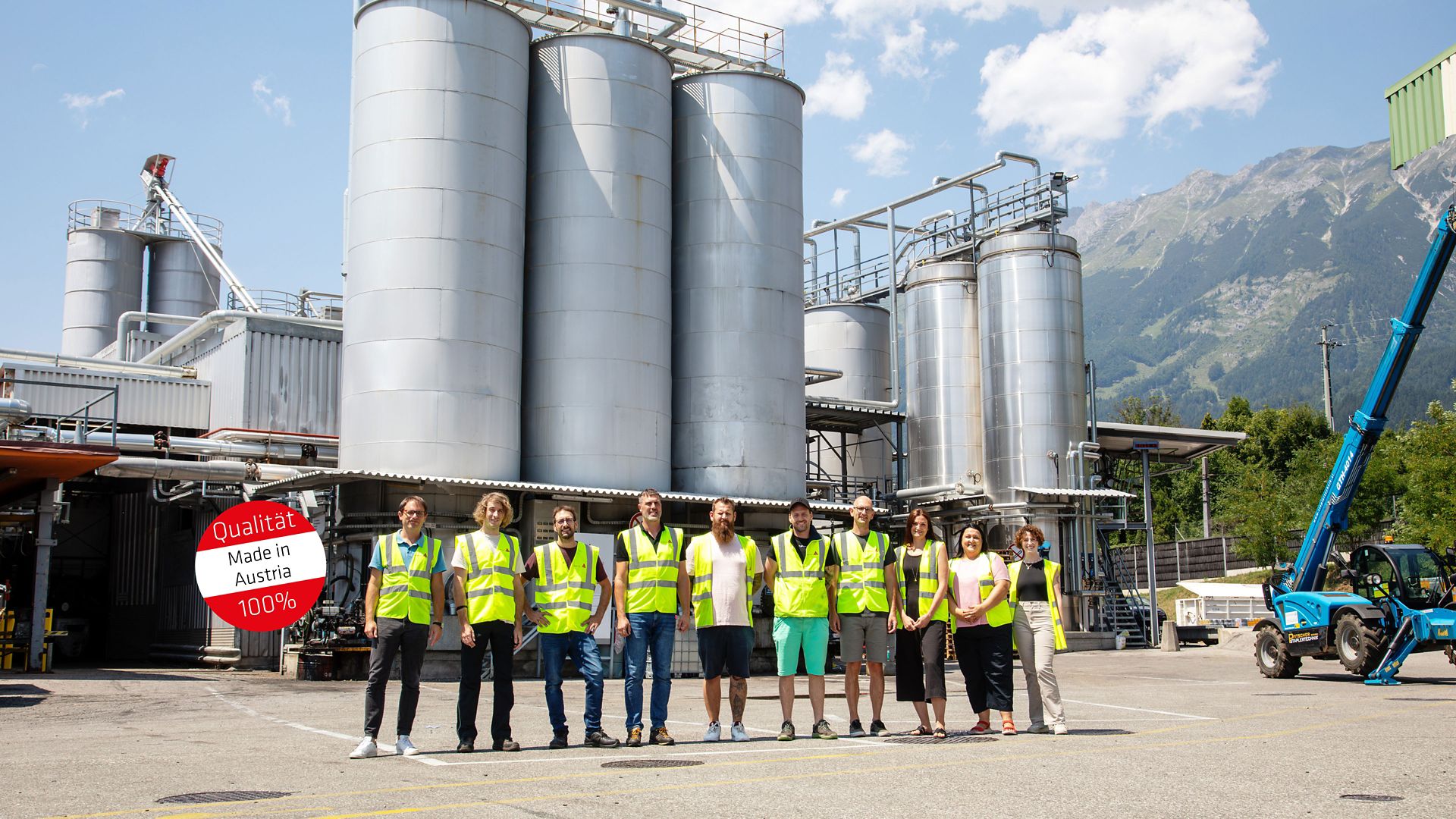 Mitarbeiter*innen vom Sika Standort Innsbruck