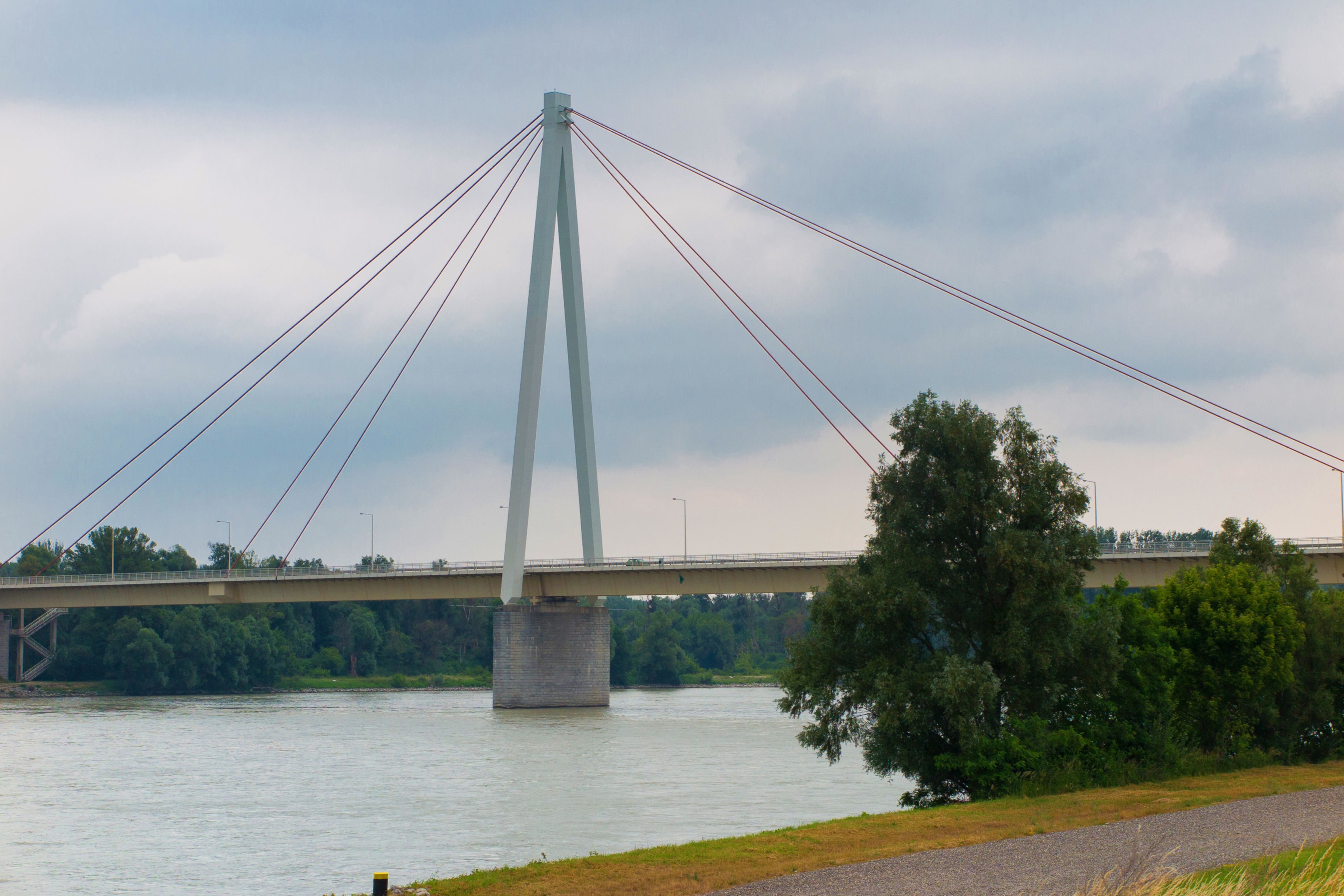 Andreas-Maurer-Brücke Hainburg Ansicht