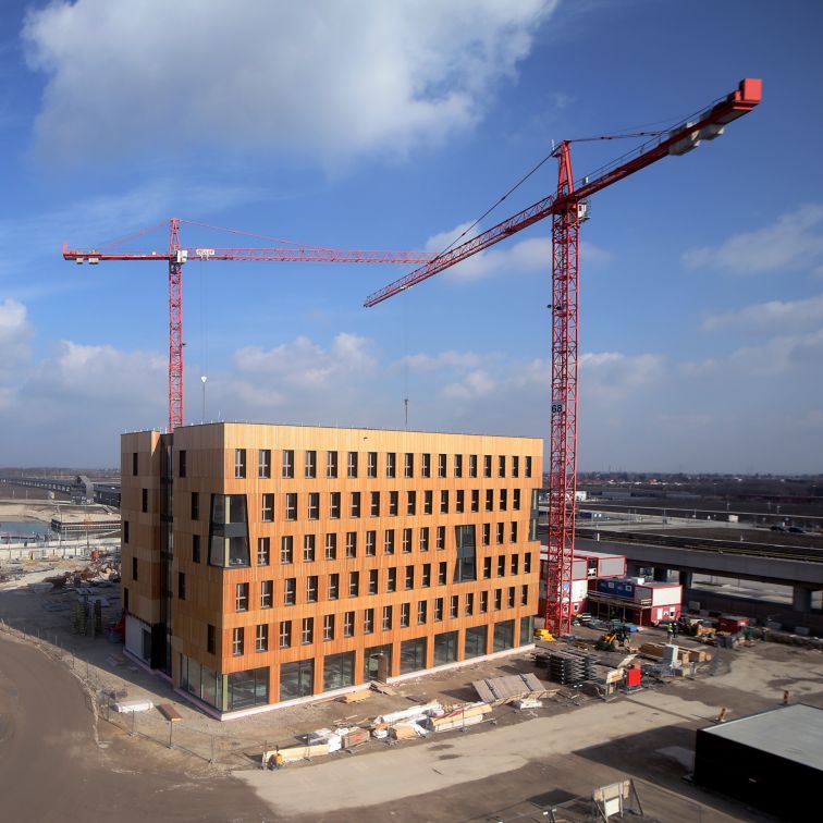 Auf 19.500 m² finden Büros, Apartments und ein Hotel genügend Platz