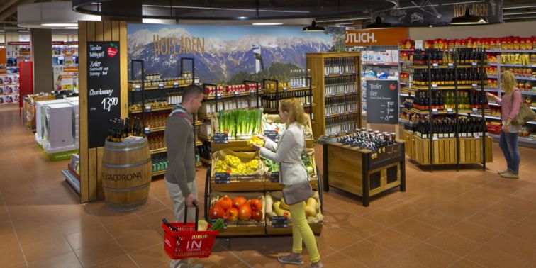 Vorzeige-Markt mit österreichweit einzigartigem Sortiment und Ladenbau