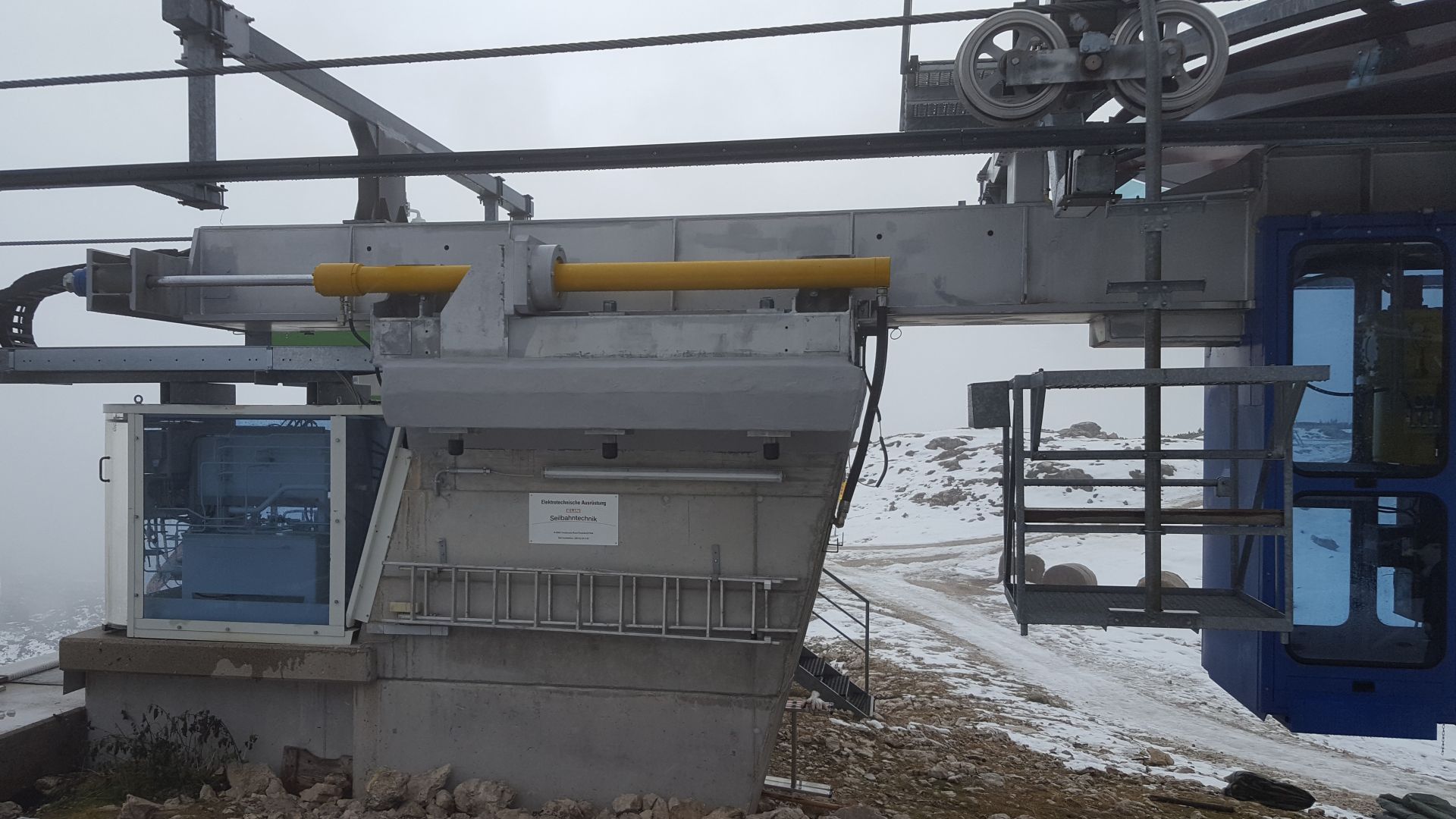 Betoninstandsetzung einer Liftstütze auf 2.069 m Seehöhe