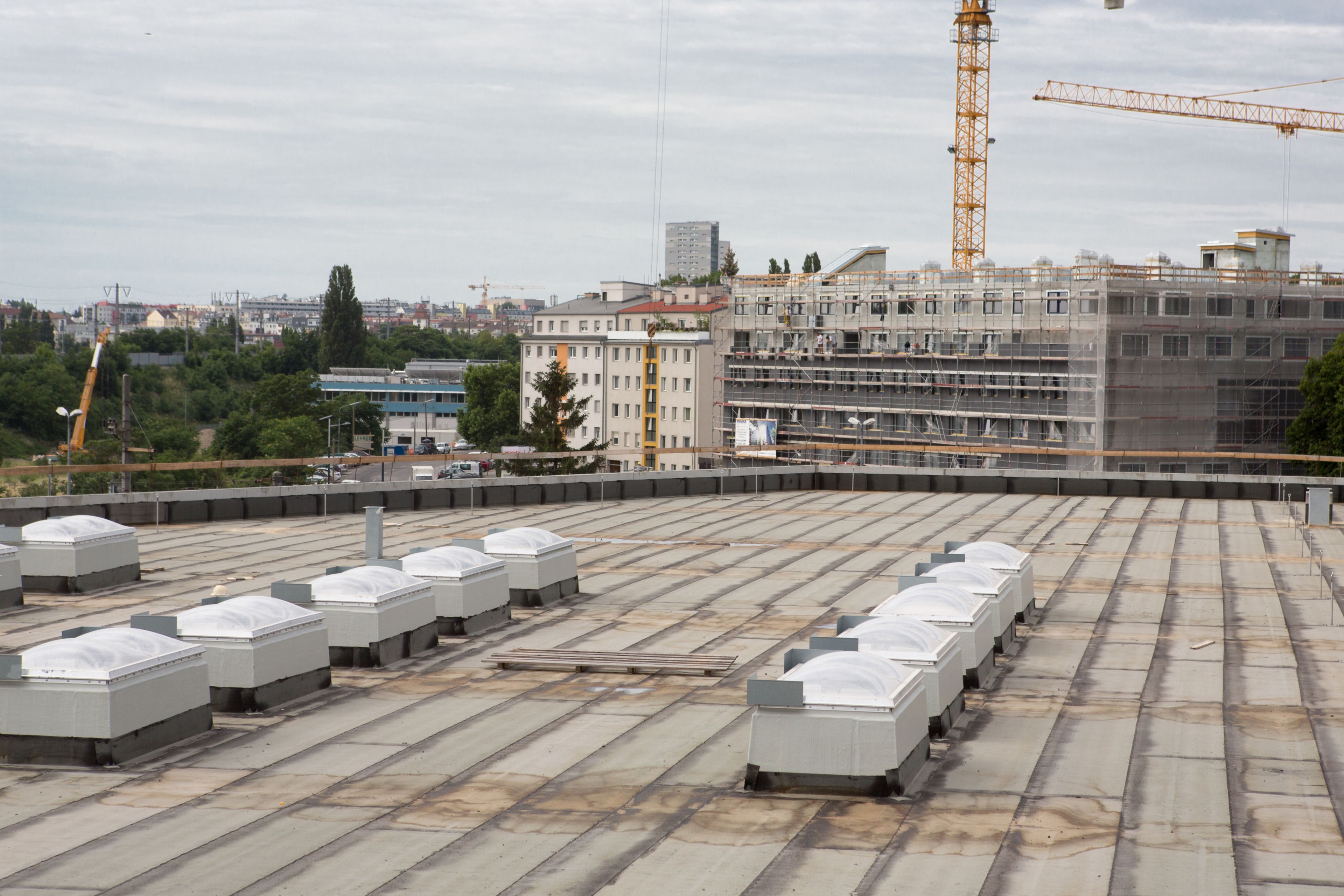 Rund 40.000 m² groß ist das Dach des Smart Campus