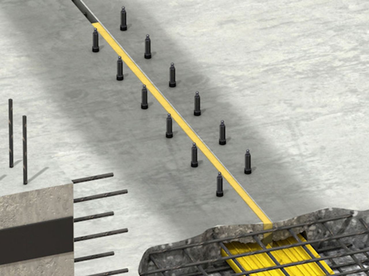 防水喷射膨胀膨胀节3D渲染