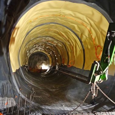 Bozberg-Bahntunnel Schinznach / Effingen Querverbindung