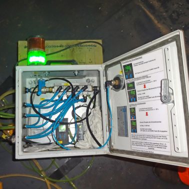 Bozberg-Bahntunnel Schinznach / Effingen Vakuumprufung