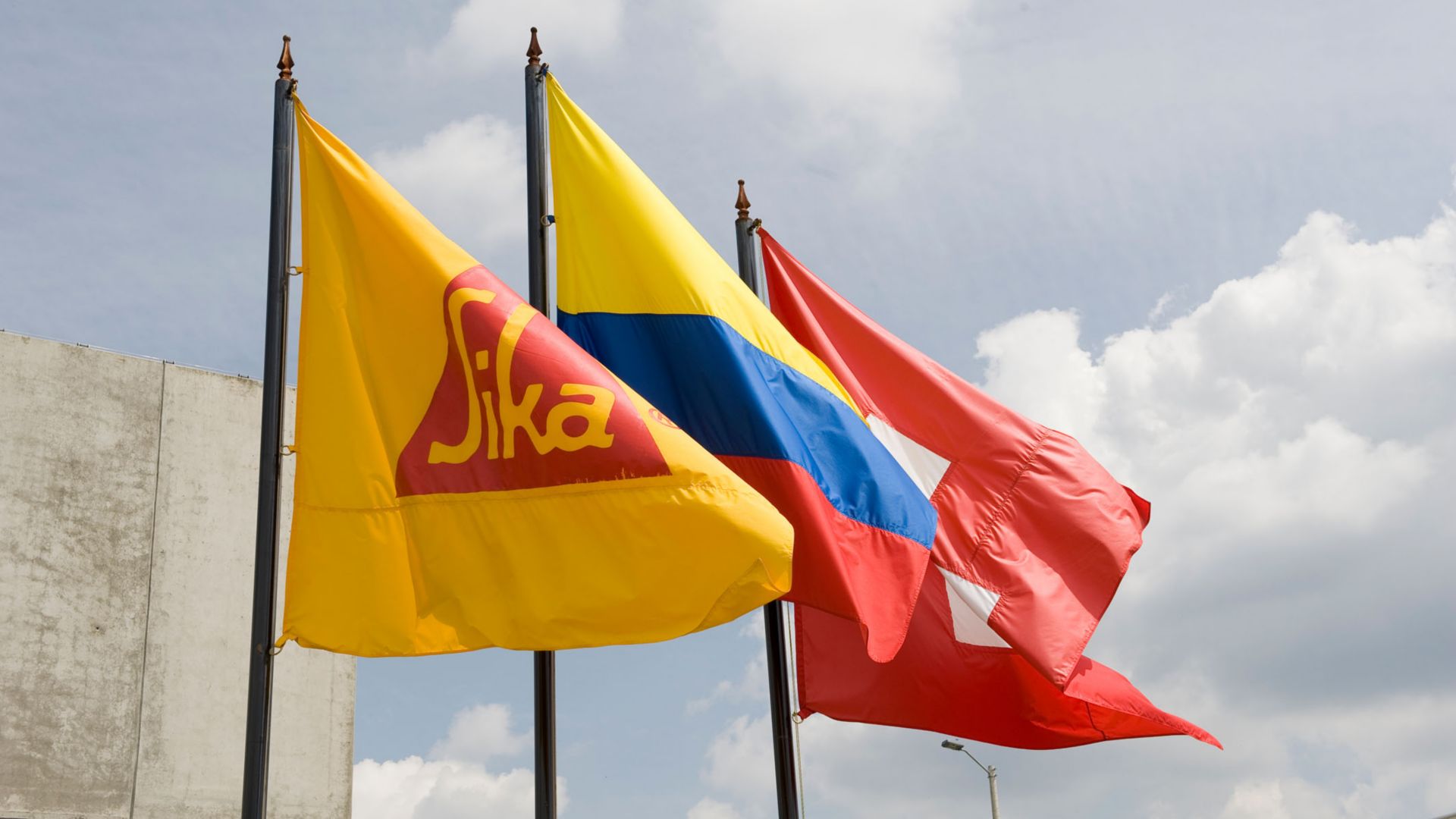 Bandera de Sika, Colombia y Suiza