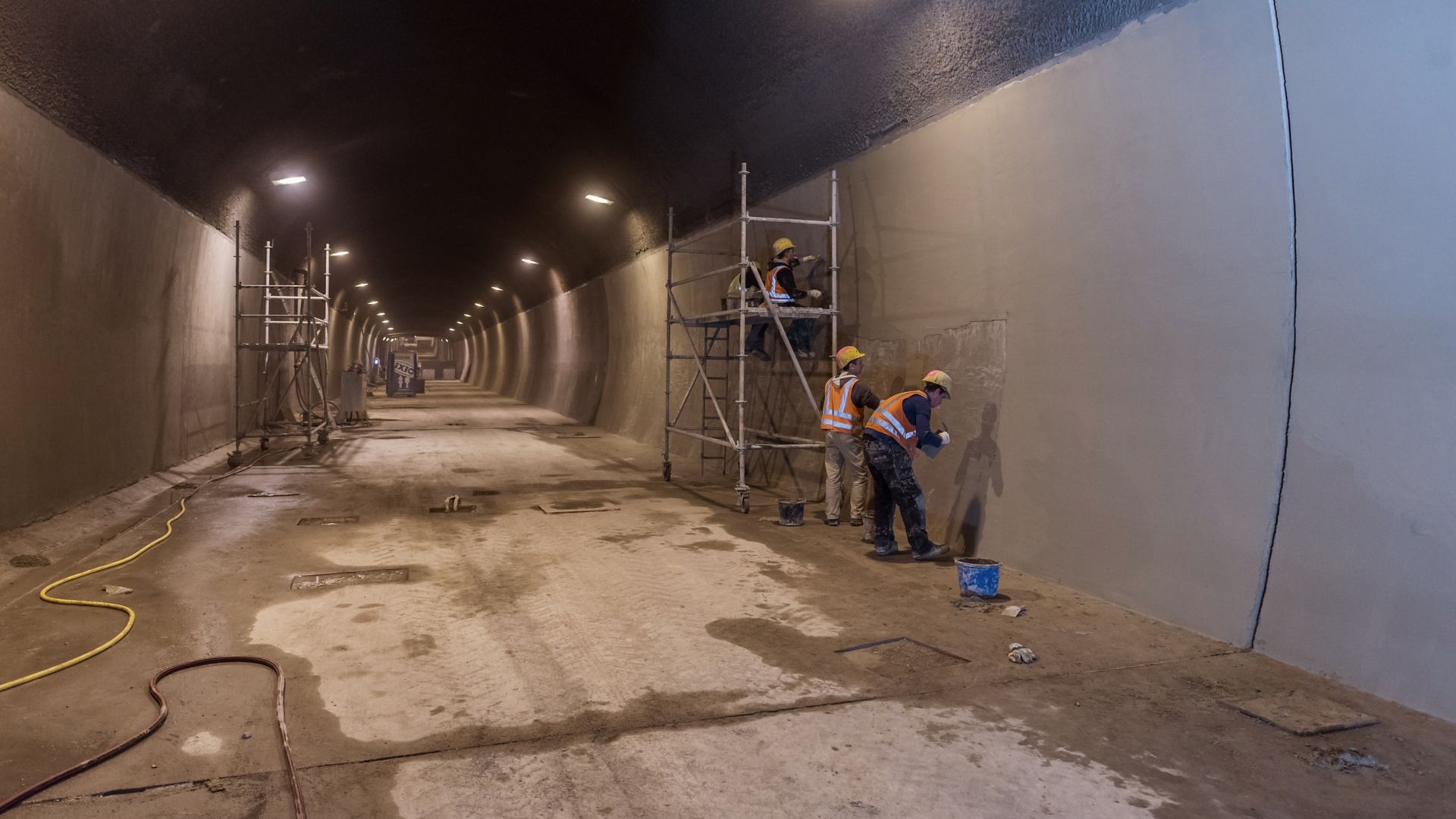 Tunnelbaustelle Rendsburg für Sika