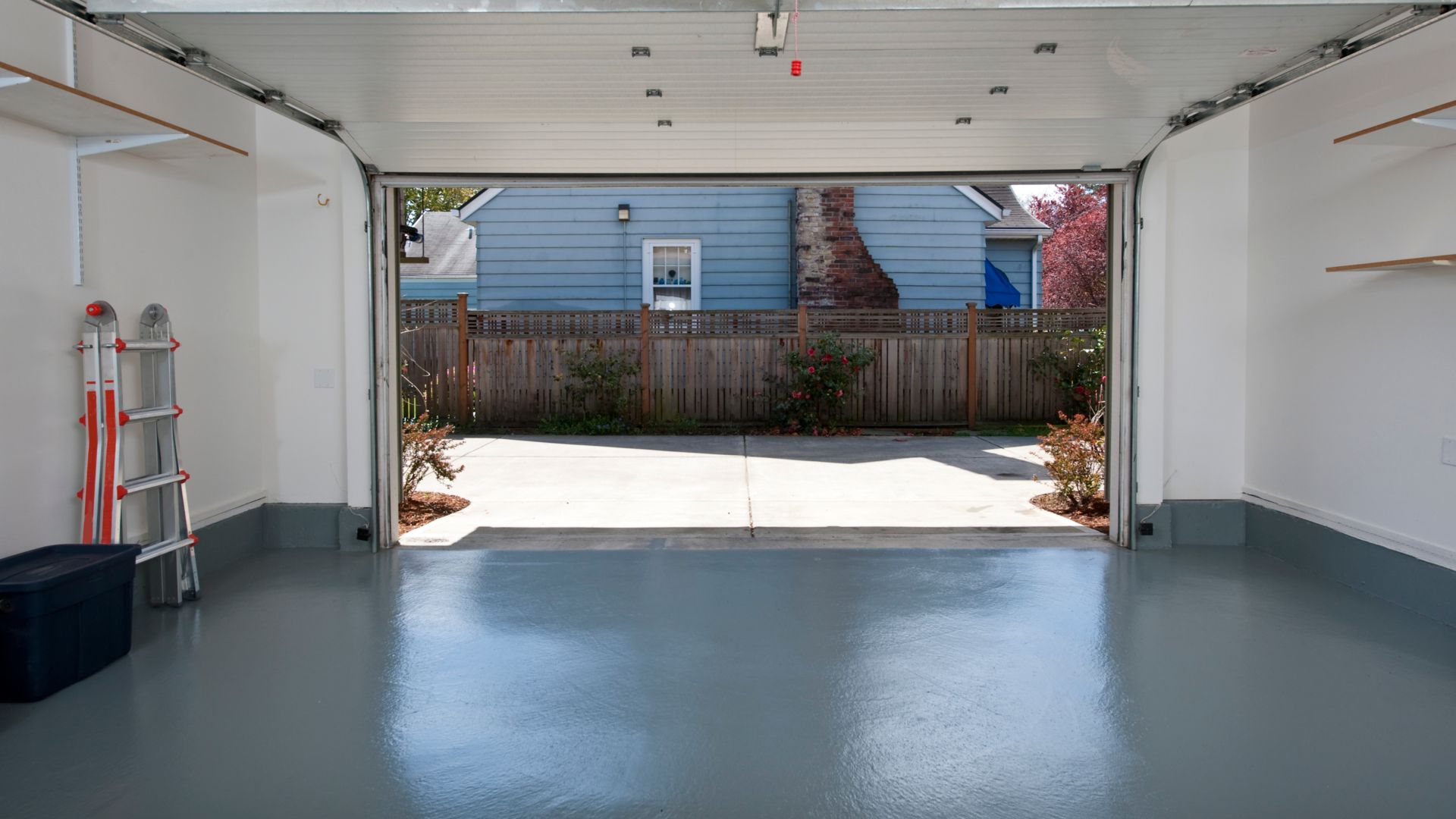 Intérieur de garage