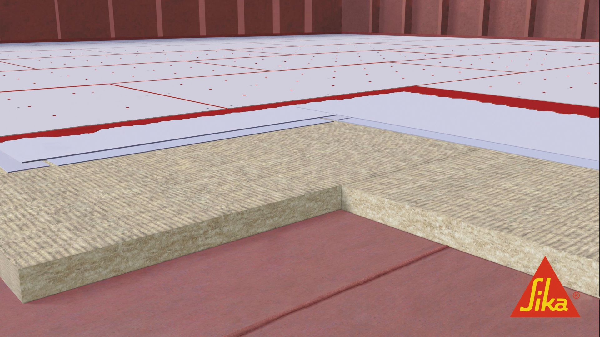 3D visualization of a sikafloor application
