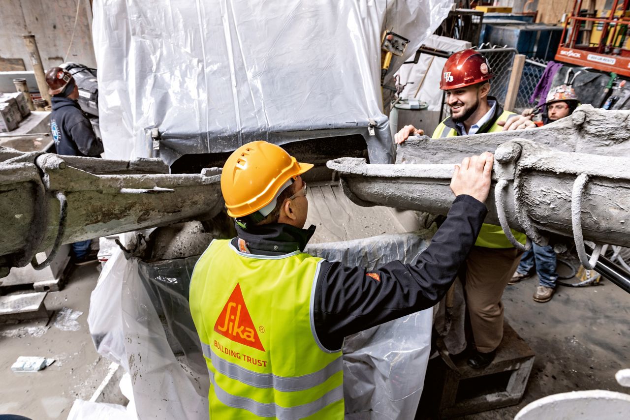 Tec Crete is delivering all the concrete for the One Vanderbilt office skyscraper