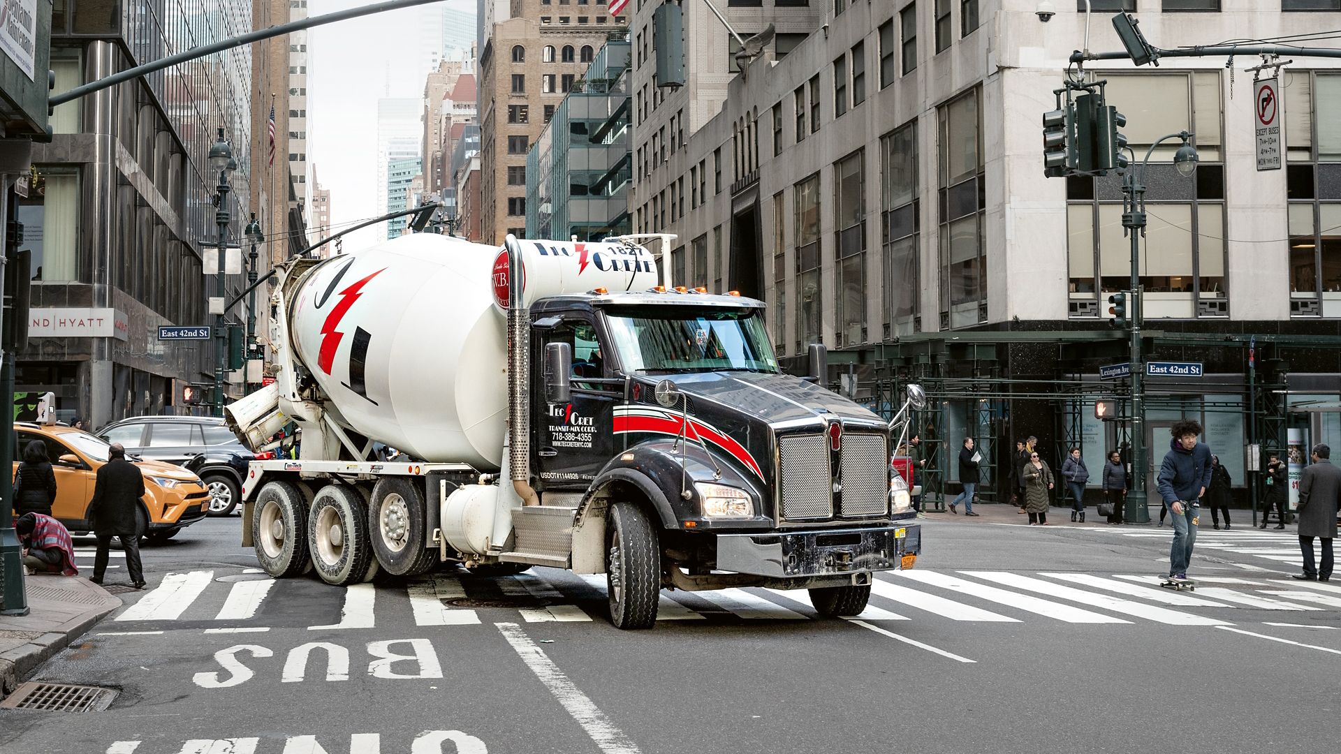 Tec Crete is delivering all the concrete for the One Vanderbilt office skyscraper