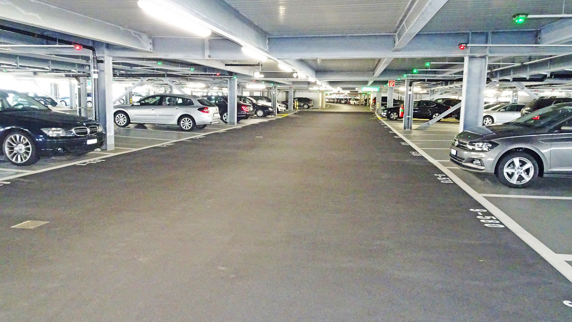 Car park of Zurich Airport