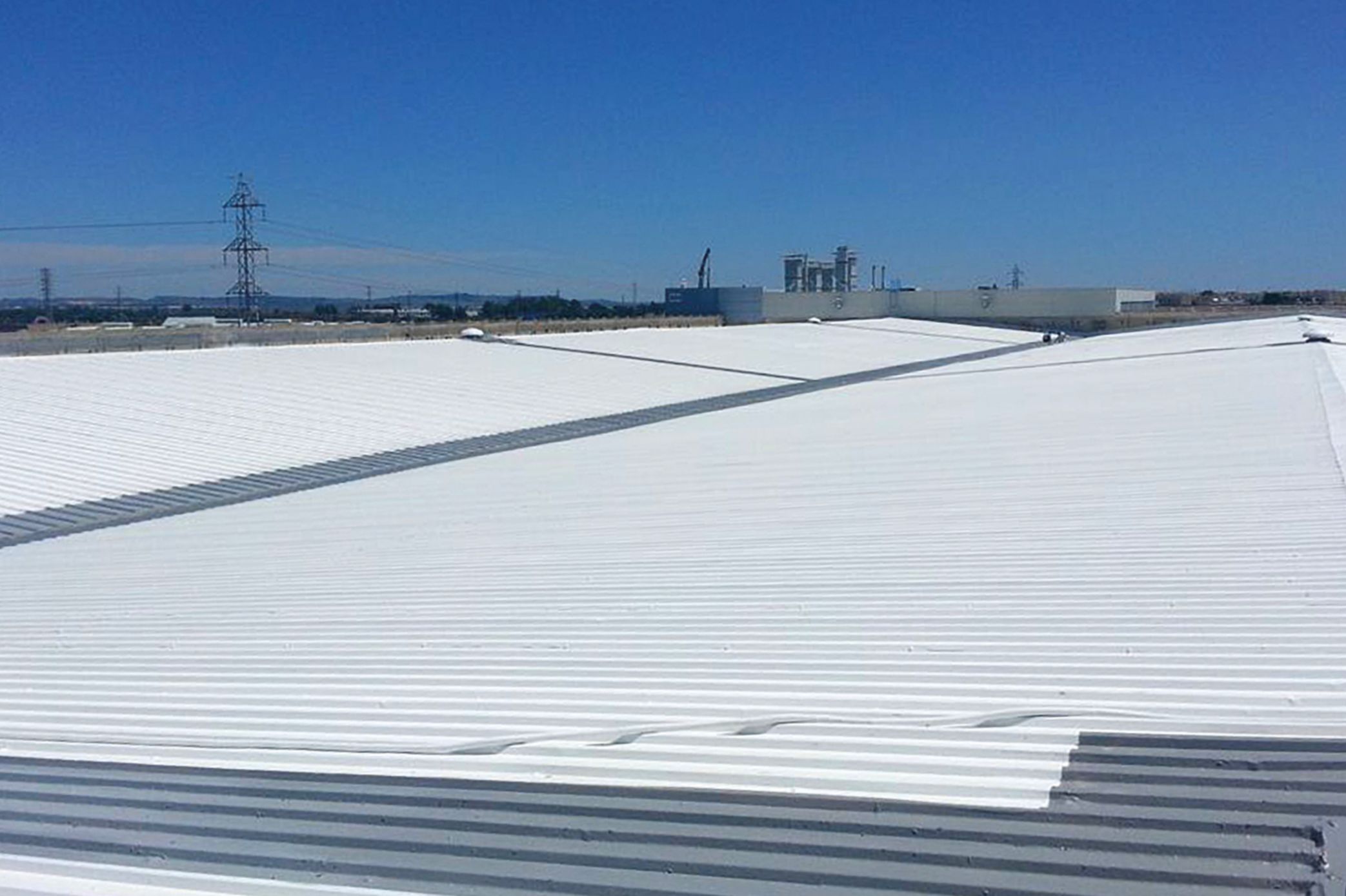 Roof of an Aircraft Factory in Cadiz 