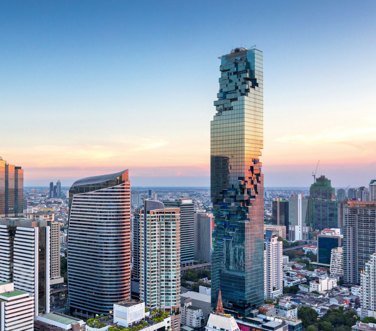 泰国曼谷的Mahanakorn大楼