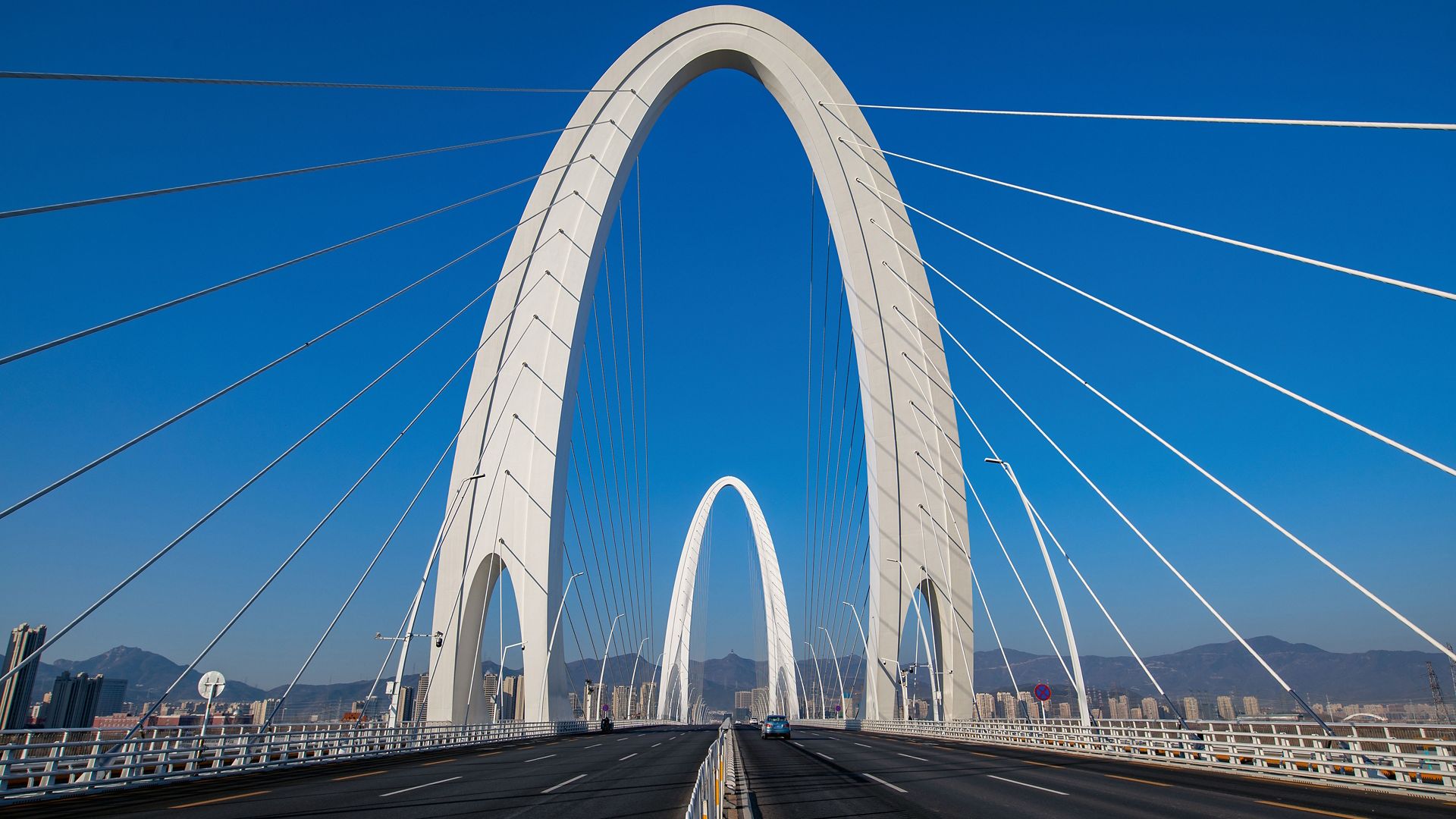 Xin Shougang Bridge in Beijing, China