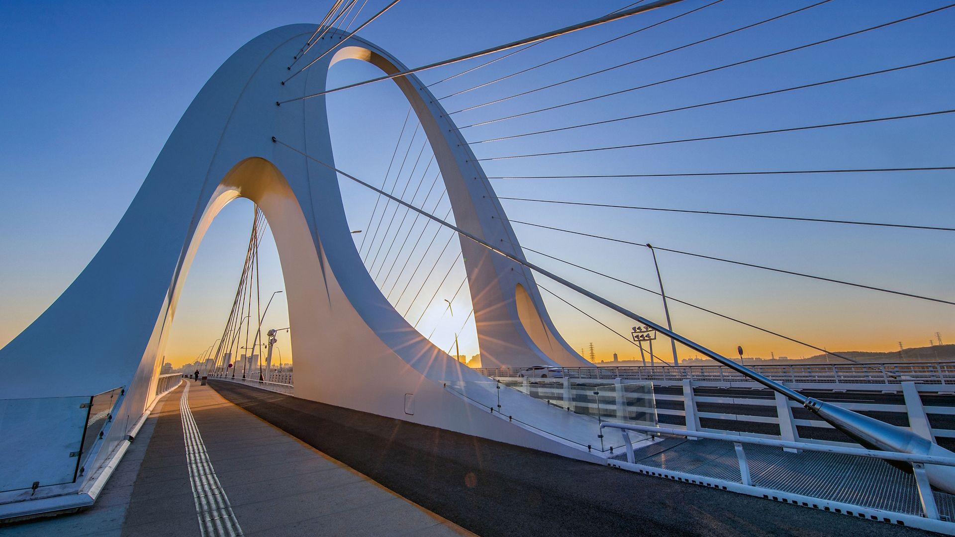 Xin Shougang Bridge in Beijing, China