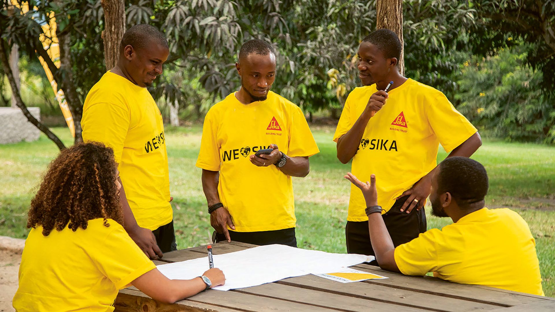 Community Engagement of the Sika Tanzania Team