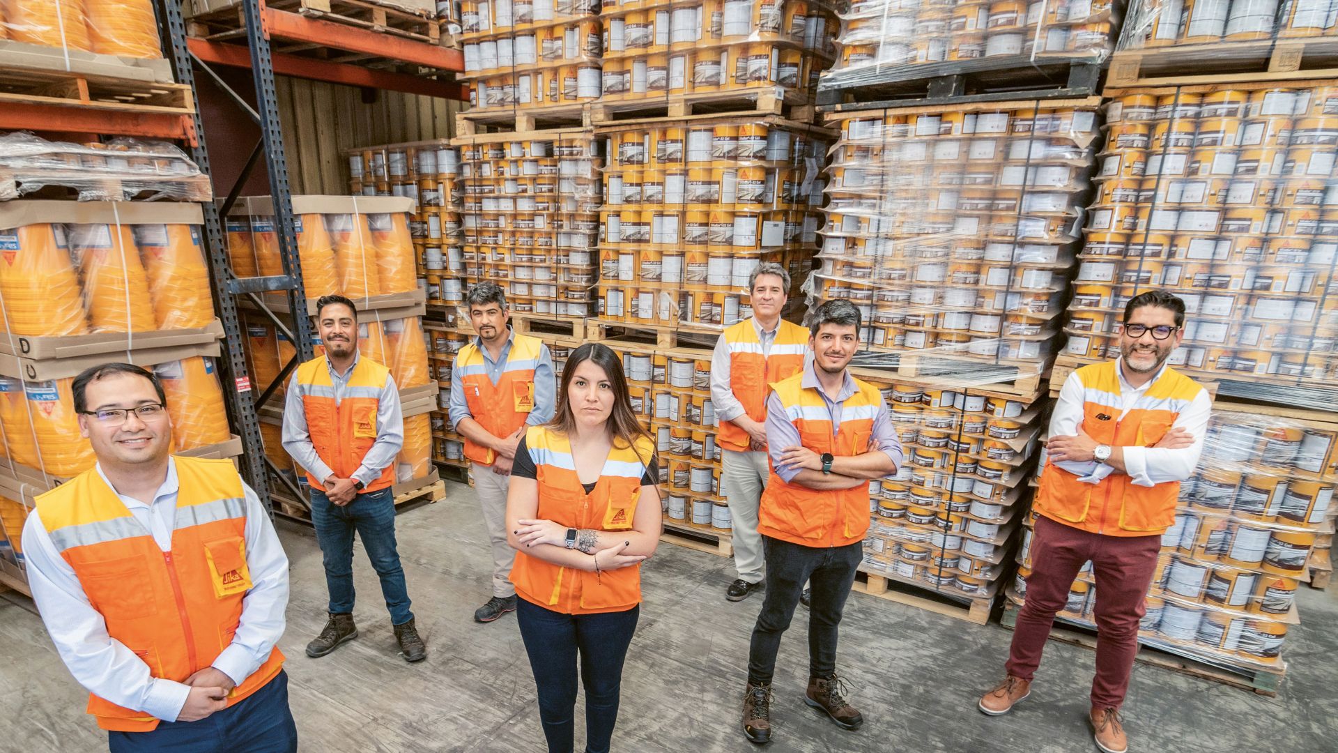 Sika Team at San Joaquin Plant in Chile