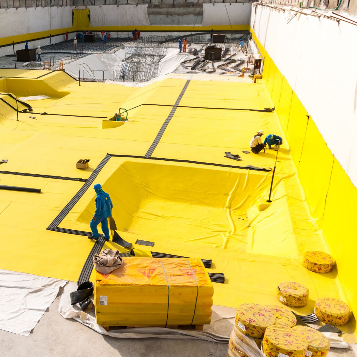 How to waterproof a walkable terrace with Sika polyurethane membrane 