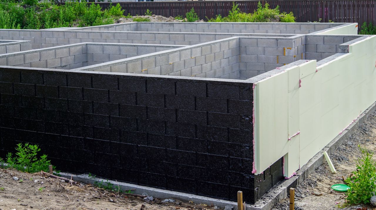 Waterproofing of building foundations