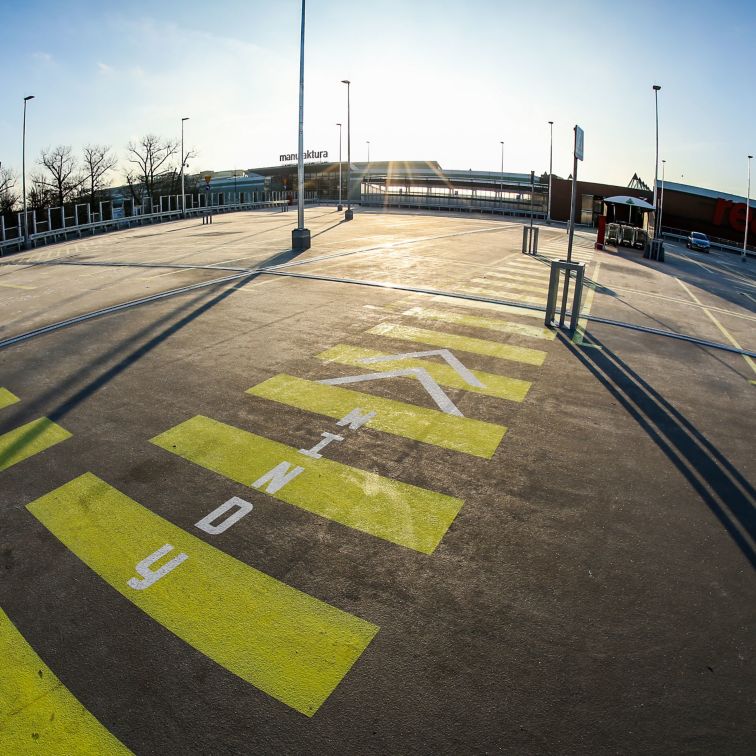 Car park systems for Manufaktura Shopping Center in Poland