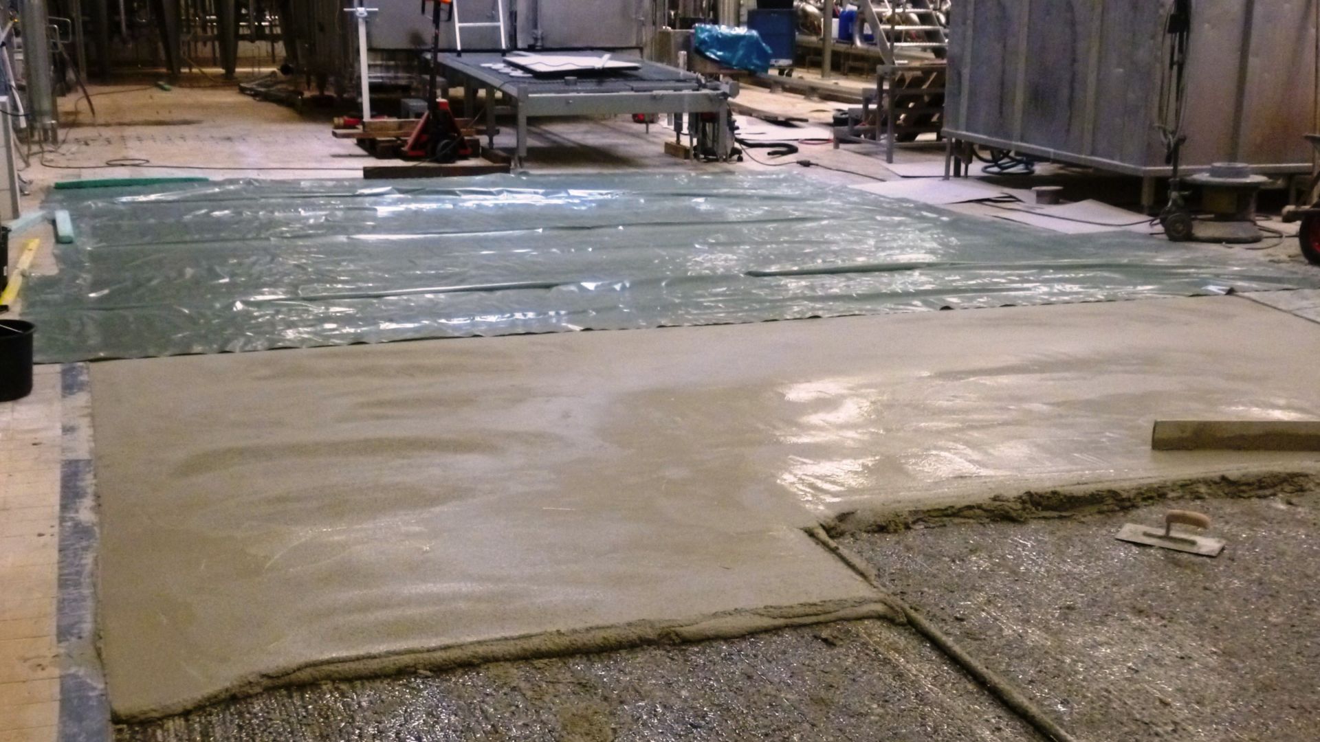 Cementitious Flooring Screed Application