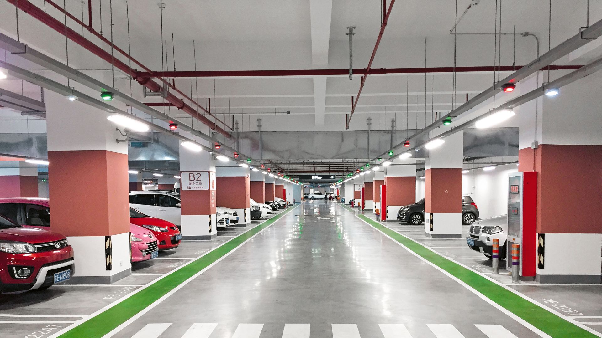 Parking garage in China