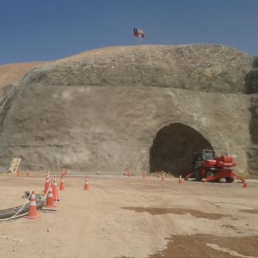 Construction at Chuquicamata Underground Mine in Chile