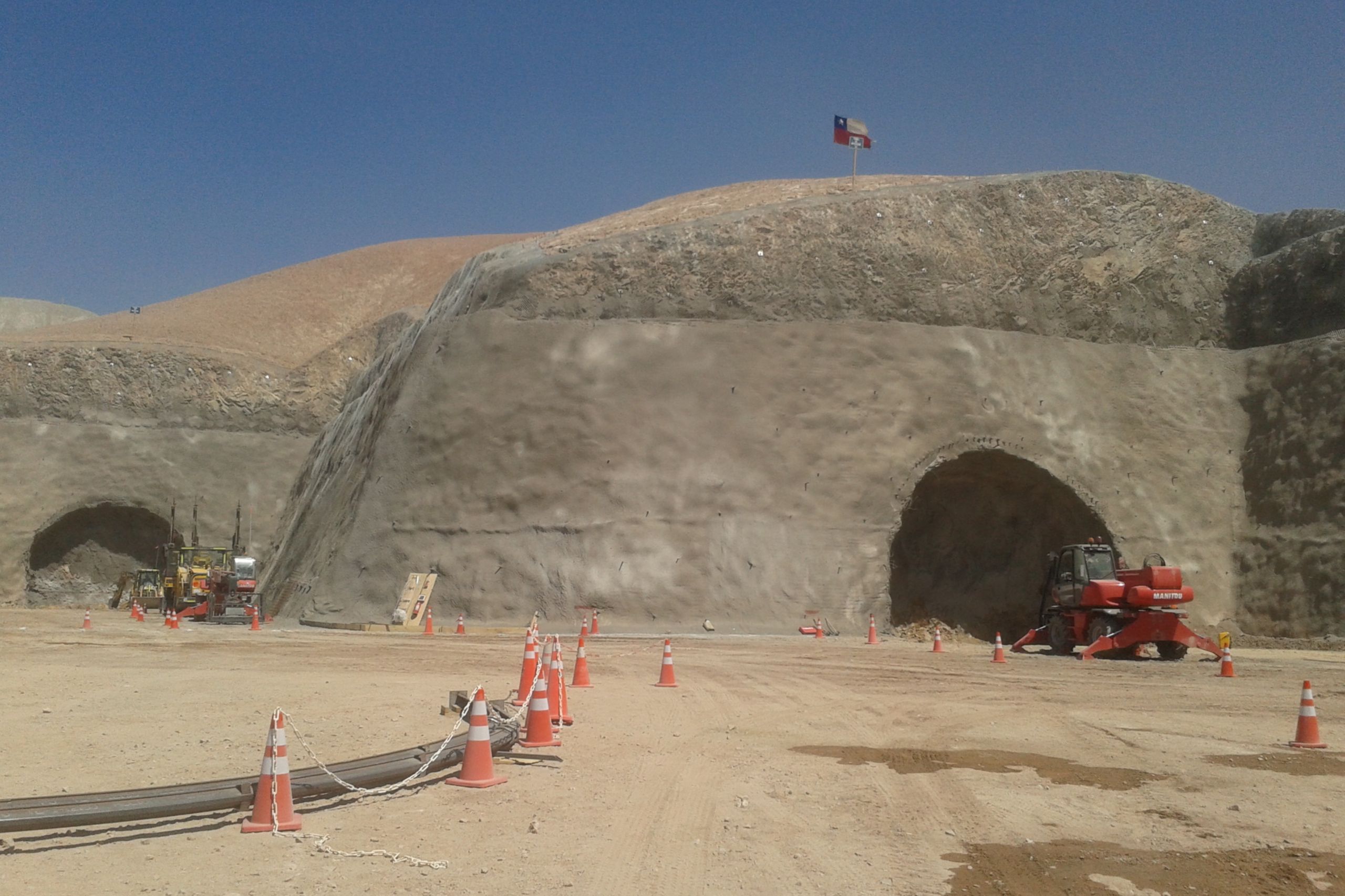 Construction at Chuquicamata Underground Mine in Chile