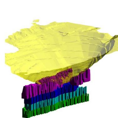Construction at Chuquicamata Underground Mine in Chile