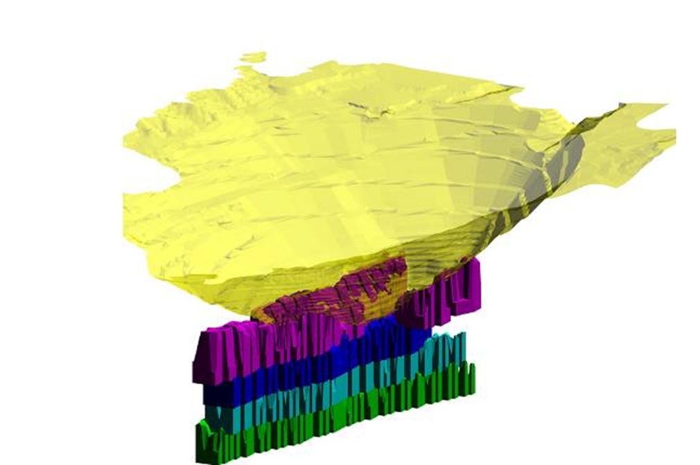 Construction at Chuquicamata Underground Mine in Chile
