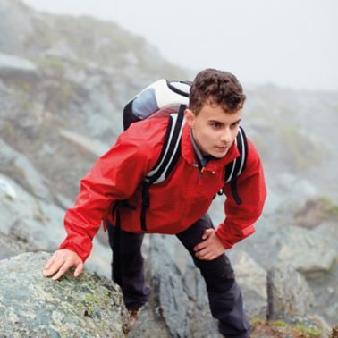 Climber with Jacket