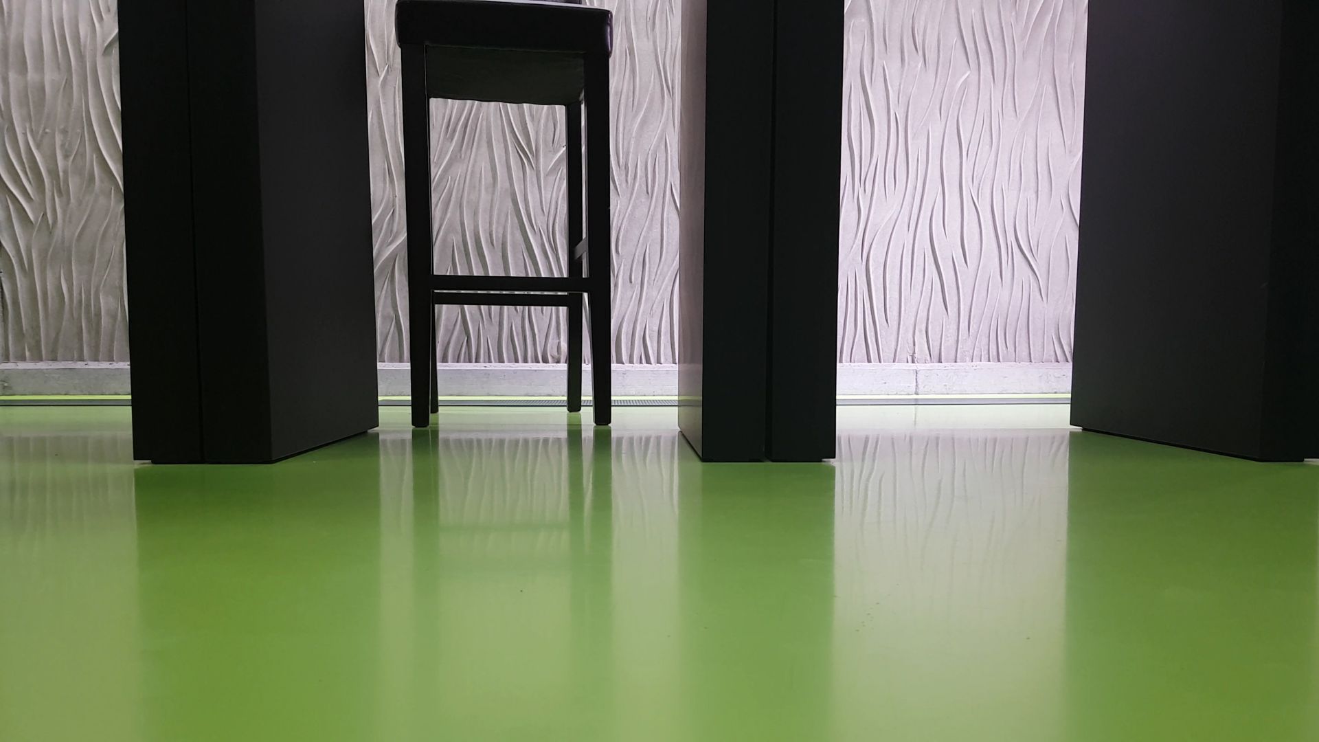 Decorative green floor with Sika ComfortFloor®