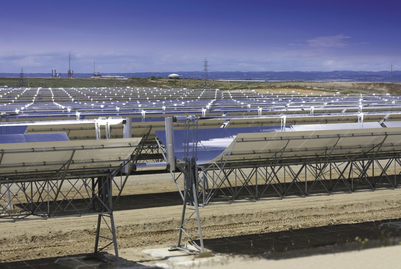 集中的太阳能CSP农场