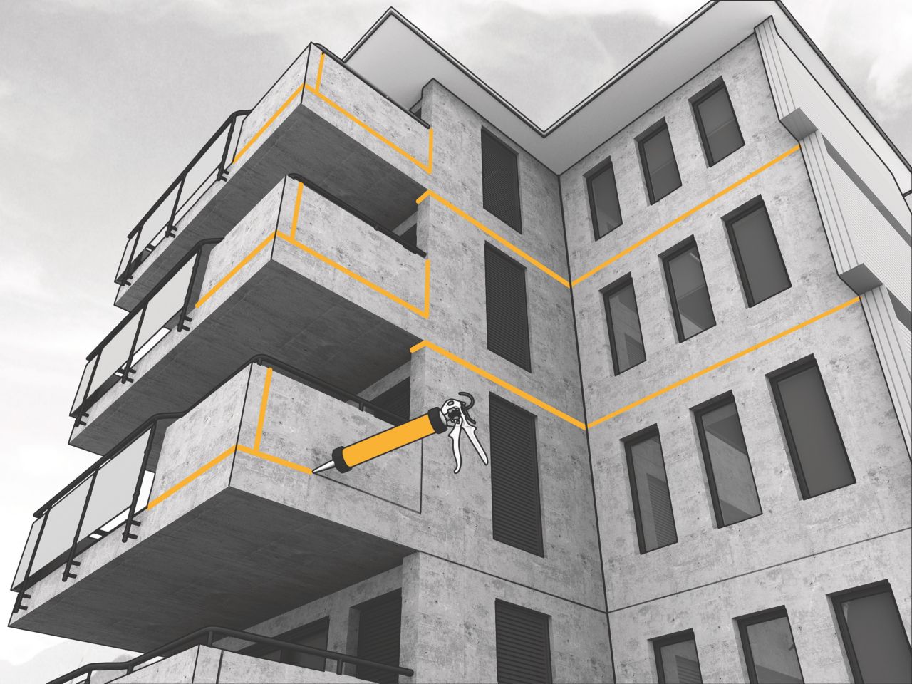 接缝密封剂在混凝土建筑围护结构系统上的应用-插图