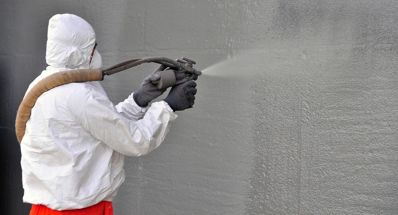 Concrete protection with Sikagard elastic protective coating