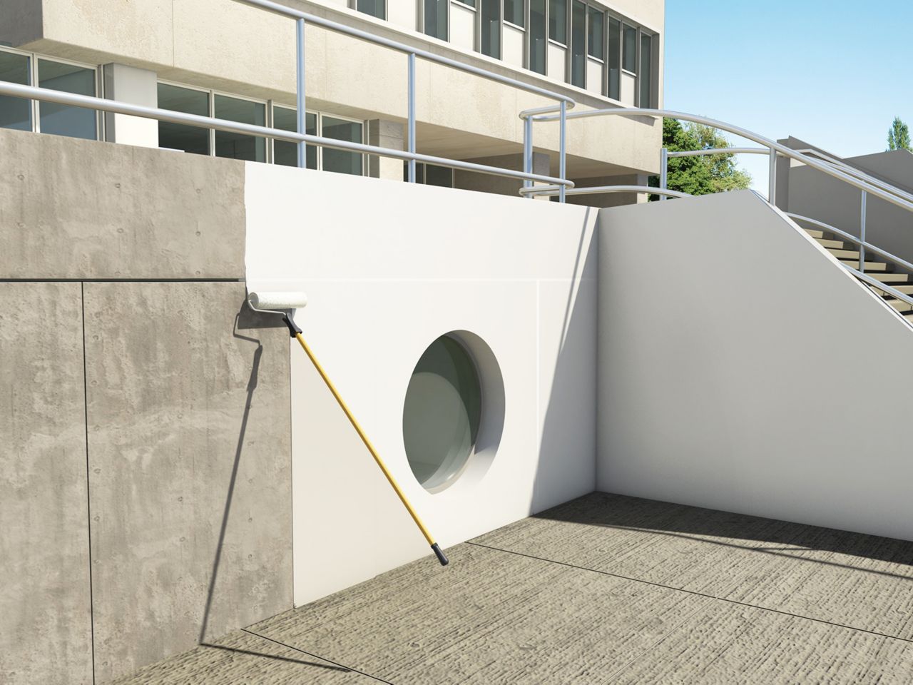 西丙基混凝土防护系统在某住宅建筑中的应用