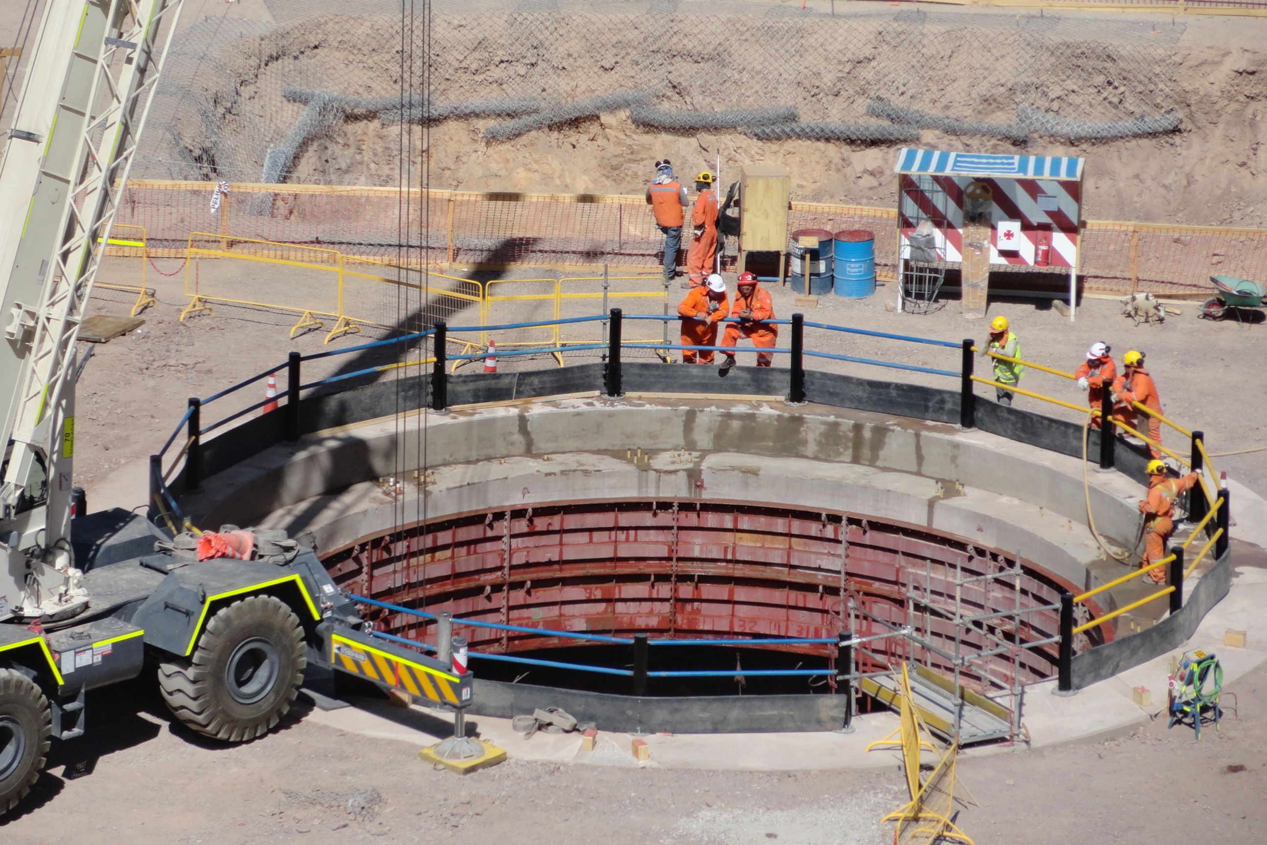 Construction at Chuquicamata Underground Mine in Chile