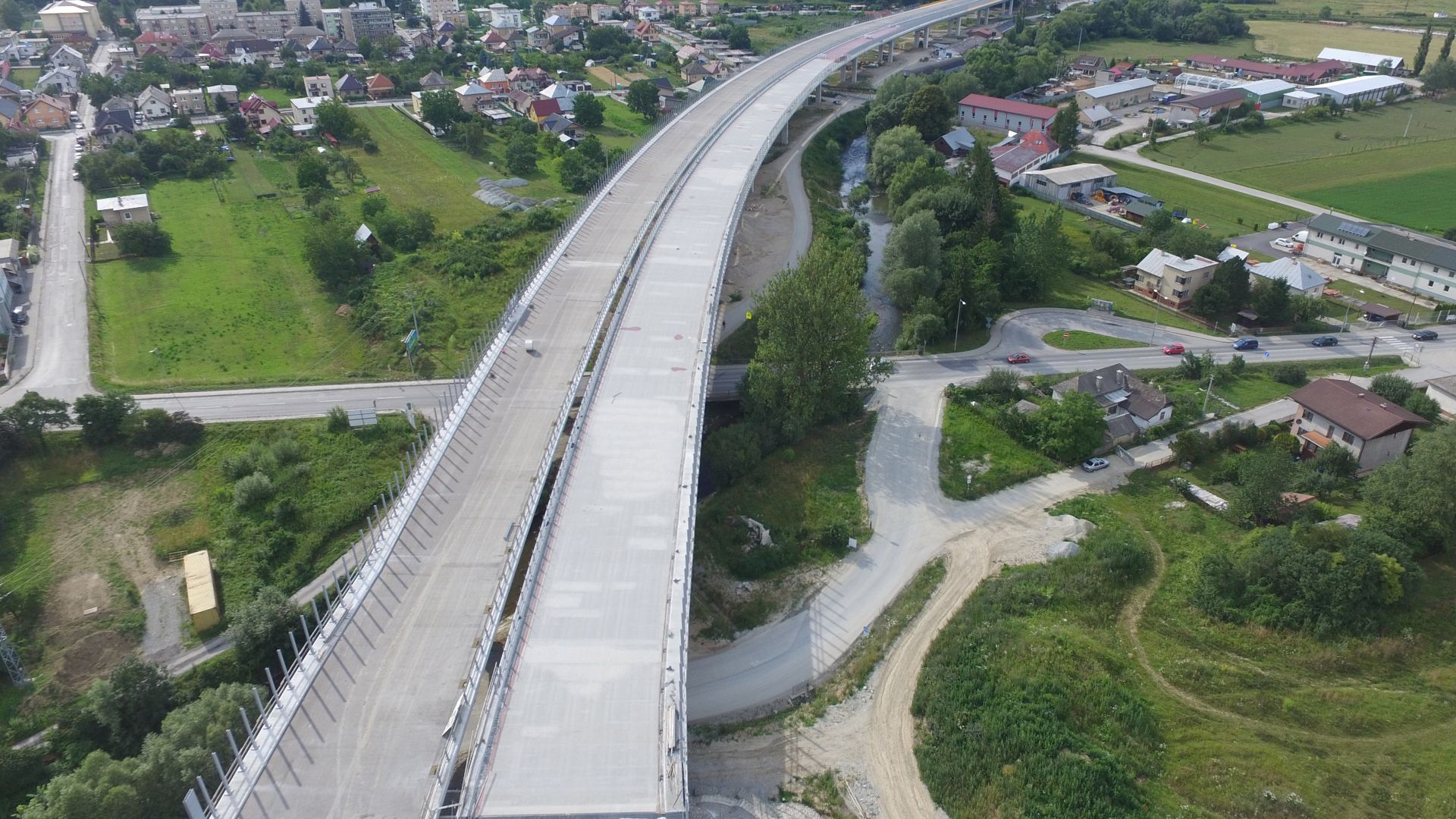 Construction Site of D1 Highway Tunnel in Slovakia between Dubna Skala-Visnove