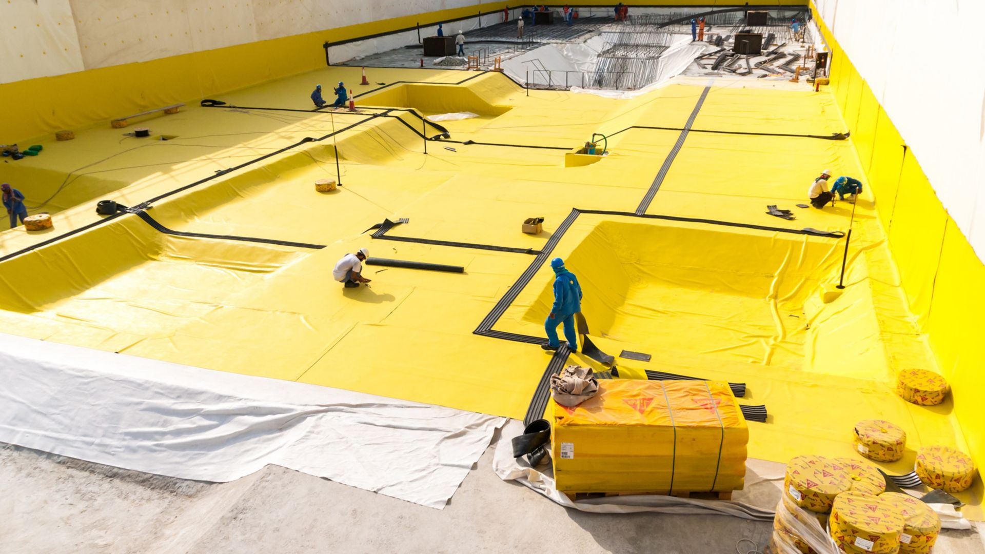Применение строительных решений Sika на объекте