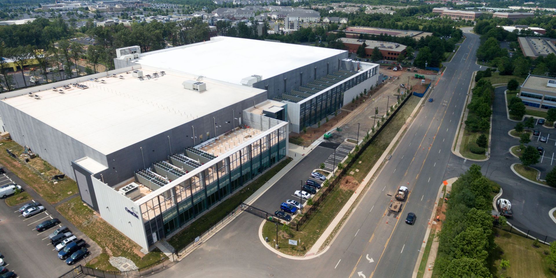 Building & Roof of a data center